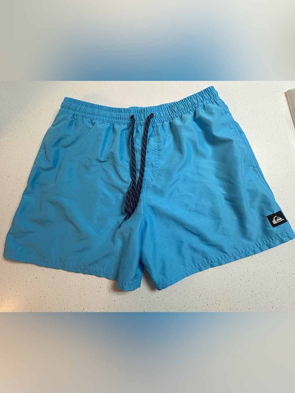 Quiksilver Men's Everyday Solid 17" Swim Trunks - Blue - Size Large